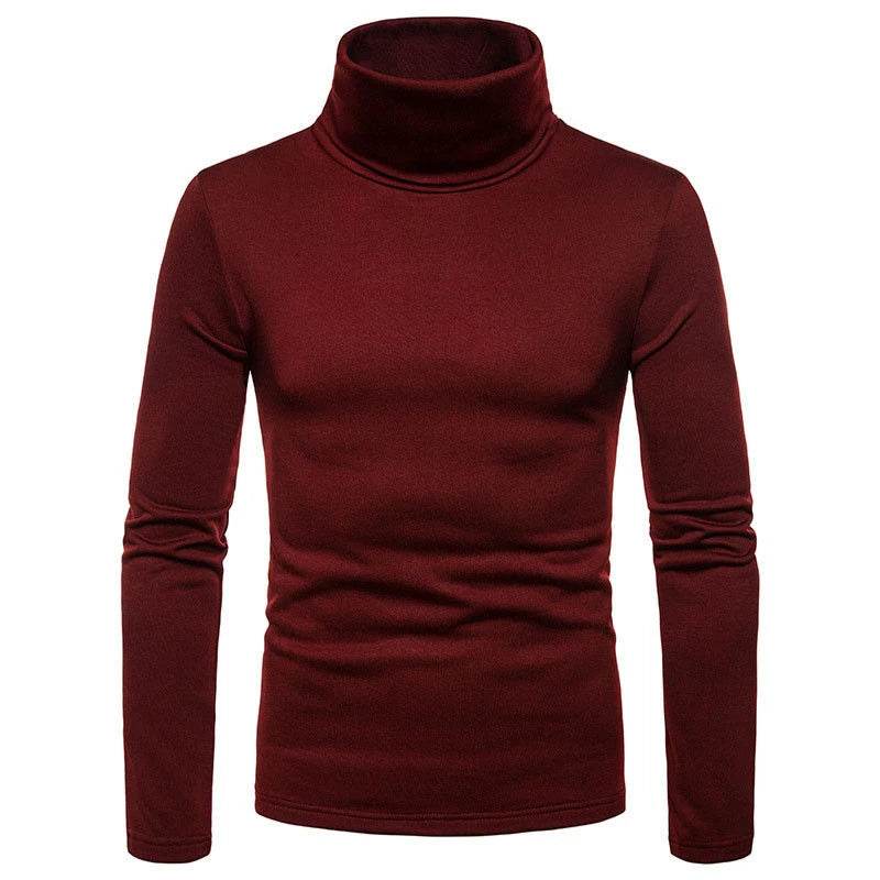 Buy Center Men's Slim Fit Turtleneck Sweater - Stylish Warm Pullover - Buy Center UK