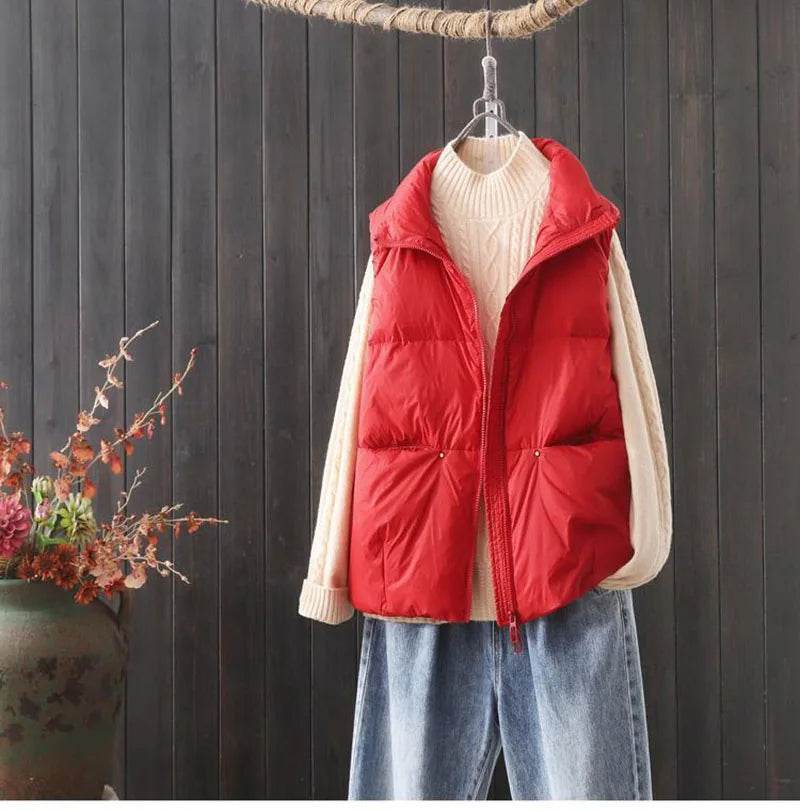 Buy Center Women's Autumn Winter Down Vest - Ultra-Light & Stylish - Buy Center UK