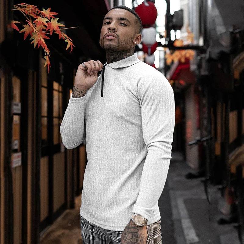 Buy Center Men's Warm Hooded Sweaters - Slim Fit Turtleneck Styles - Buy Center UK