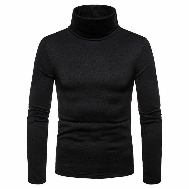 Buy Center Men's Slim Fit Turtleneck Sweater - Stylish Warm Pullover - Buy Center UK