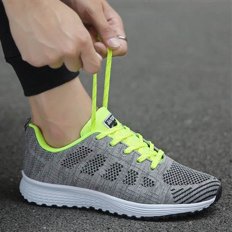 Buy Center Breathable Women Casual Sneakers - Lightweight Walking Shoes - Buy Center UK