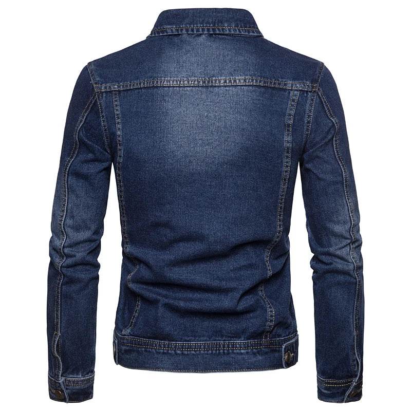 Buy Center Men’s Denim Jacket - Slim Fit, Casual Cotton Style - Buy Center UK
