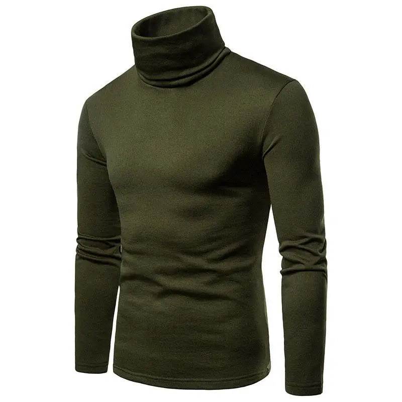 Buy Center Men's Turtleneck Sweater - Slim Fit Thermal Pullover - Buy Center UK