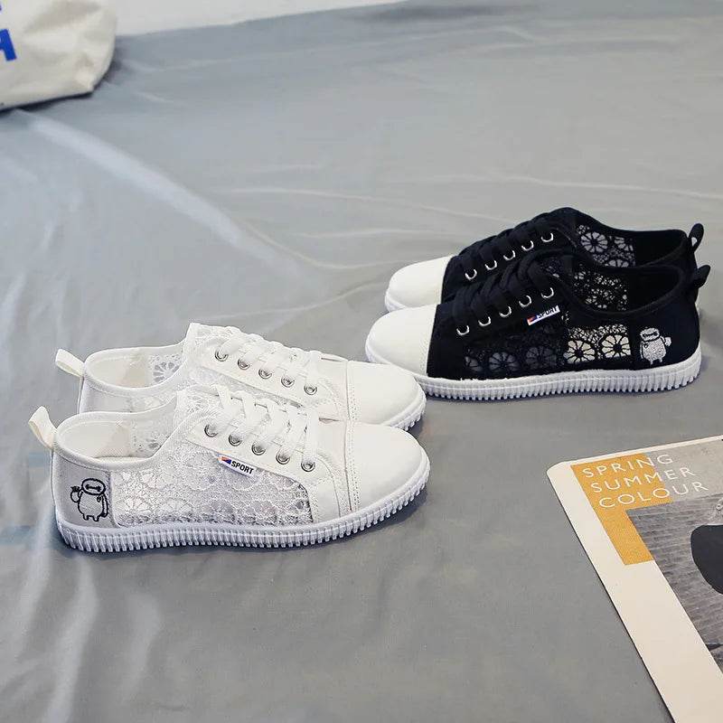 Buy Center Lace Breathable White Shoes - Stylish & Comfortable - Buy Center UK