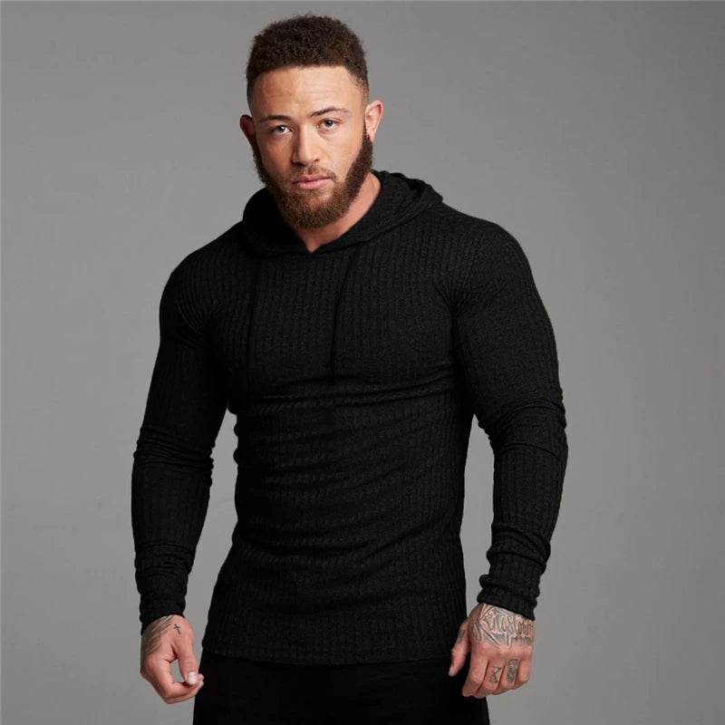 Buy Center Men's Warm Hooded Sweaters - Slim Fit Turtleneck Styles - Buy Center UK