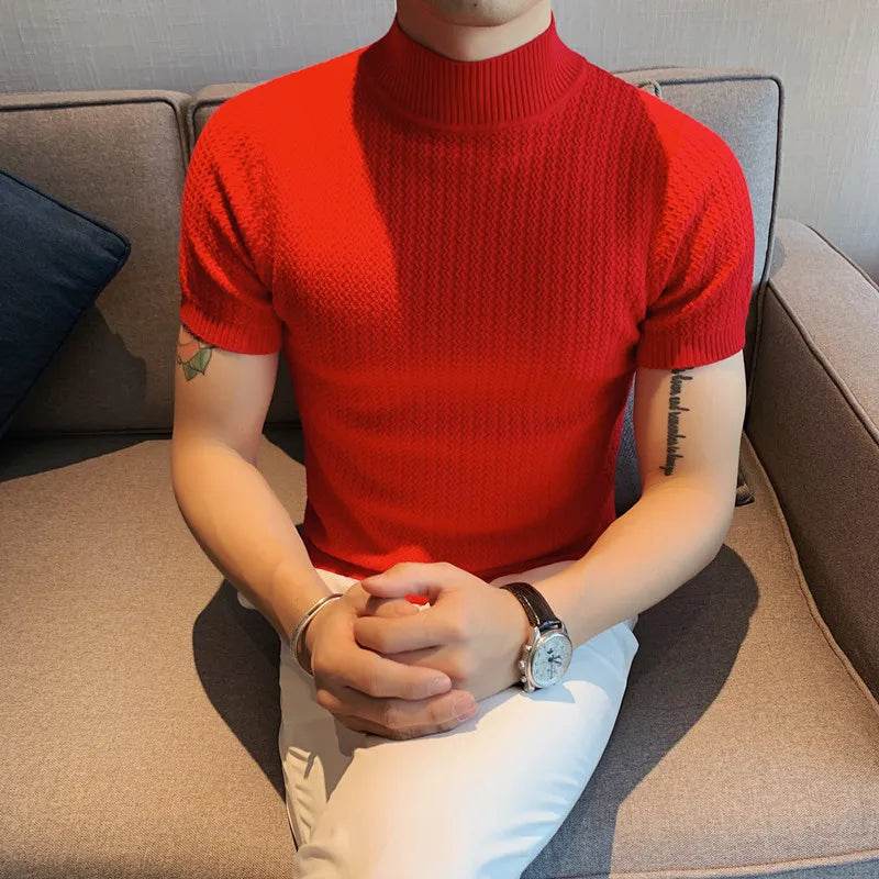 Ropa Hombre Turtleneck Sweater - Slim Fit Korean Luxury for Men - Buy Center UK