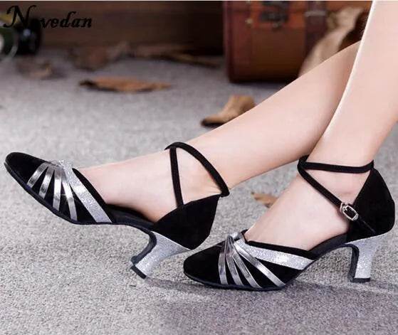 Buy Center Women's Ballroom Dance Shoes - Closed Toe Tango Heels - Buy Center UK