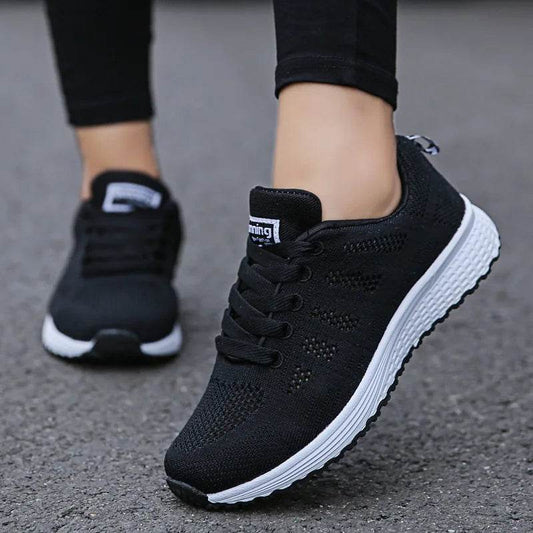 Buy Center Breathable Women Casual Sneakers - Lightweight Walking Shoes - Buy Center UK