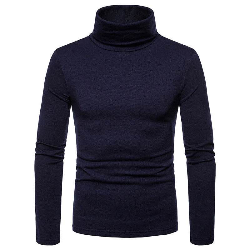 Buy Center Men's Slim Fit Turtleneck Sweater - Stylish Warm Pullover - Buy Center UK