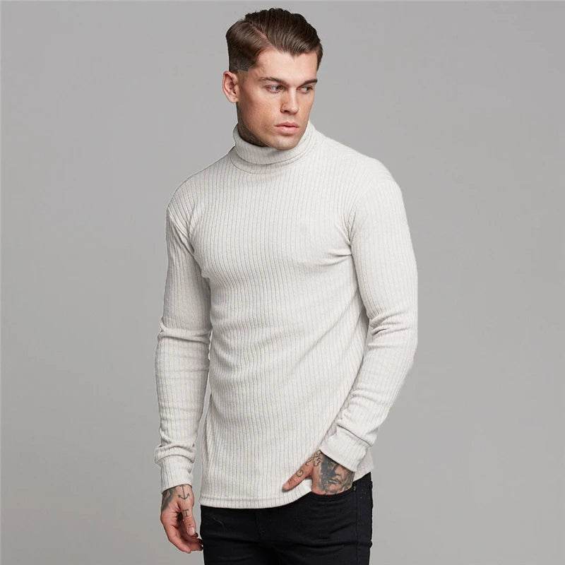 Buy Center Men's Warm Hooded Sweaters - Slim Fit Turtleneck Styles - Buy Center UK