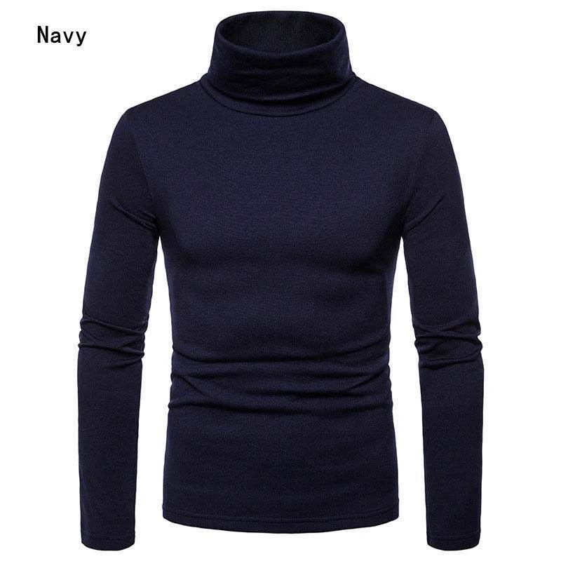 Buy Center Men's Turtleneck Sweater - Slim Fit Thermal Pullover - Buy Center UK