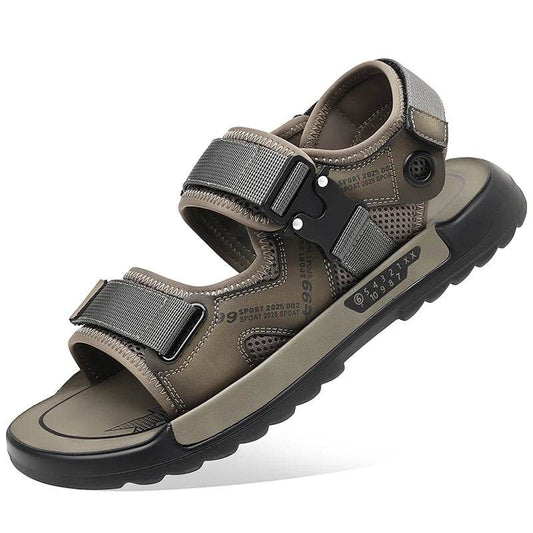 Buy Center Handmade Men's Leather Sandals - Lightweight & Comfy - Buy Center UK