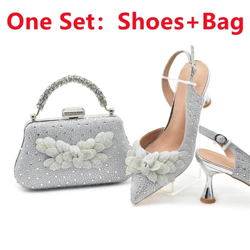 Buy Center Luxury Italian Women’s Shoe and Bag Set - High Heel Pumps - Buy Center UK