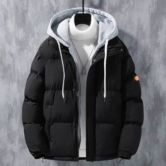 Buy Center Men's Winter Puffer Jacket - Thickened Warm Cotton Coat - Buy Center UK