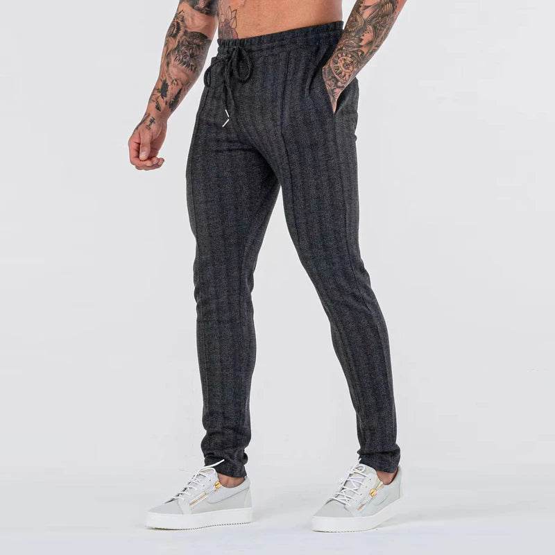 Custom Logo Men's Gym Pants - Flared Streetwear & Comfort Fit - Buy Center UK
