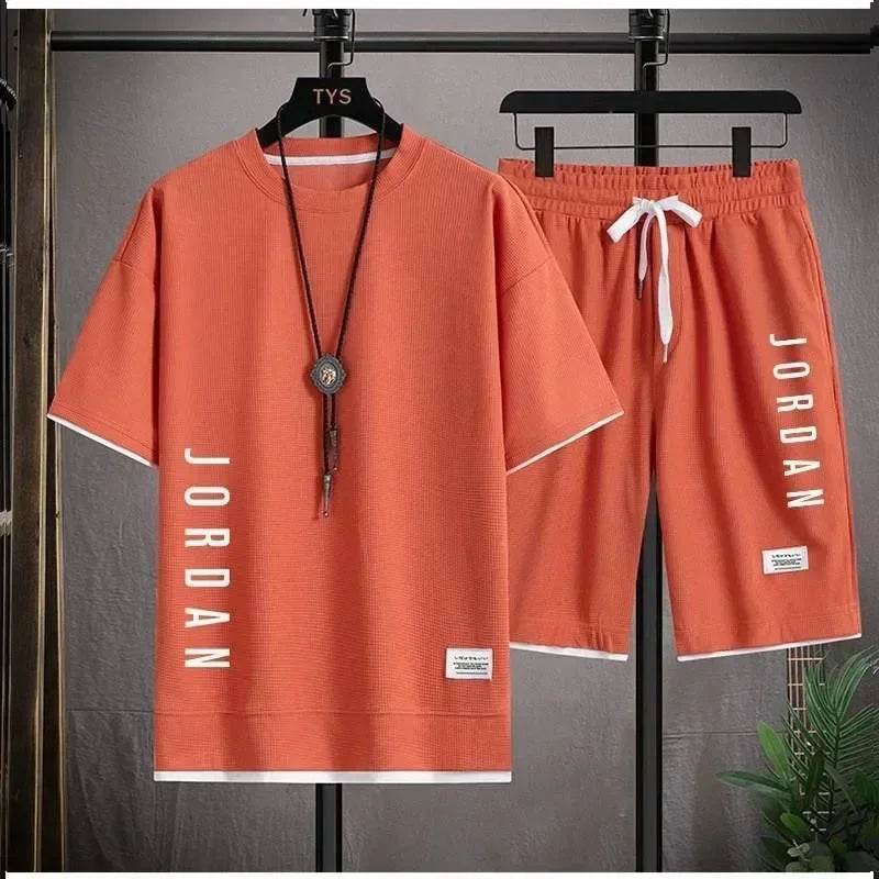 2025 Elegant Summer T-Shirt and Shorts Set for Men's Comfort - Buy Center UK