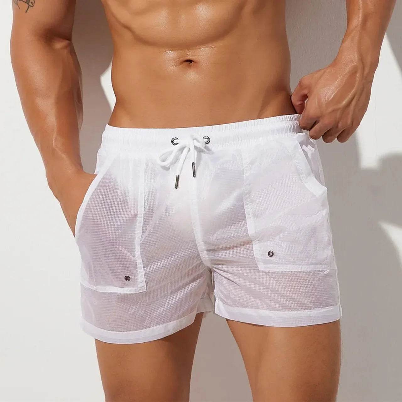 Buy Center Customizable Transparent Beach Shorts - Ideal for Summer Fun - Buy Center UK