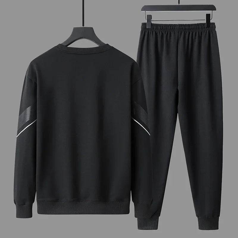 Buy Center Men's Casual Sports Suit - Round Neck Sweatshirt Set - Buy Center UK