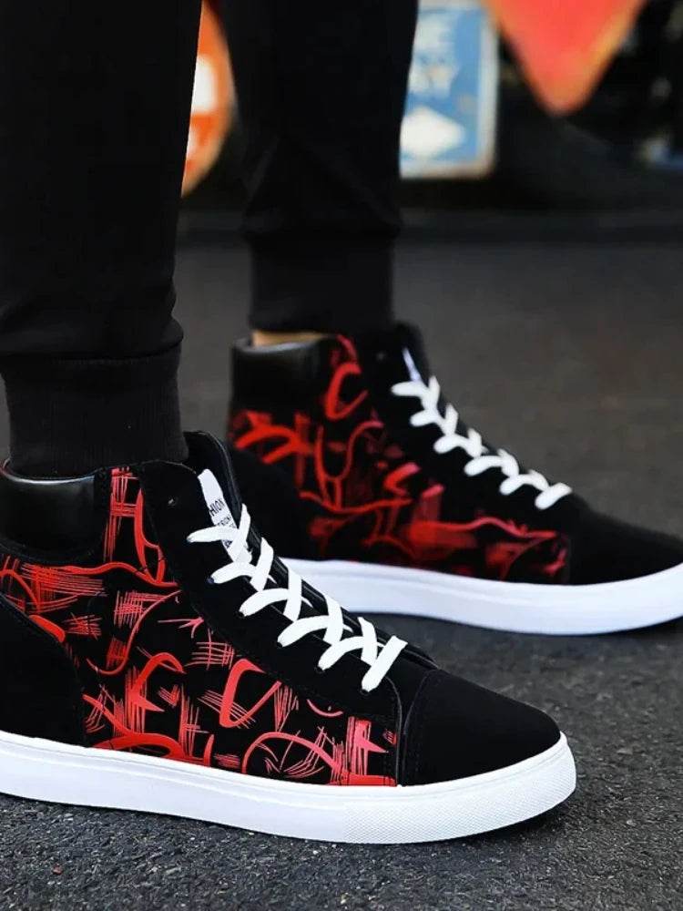 Buy Center High Top Canvas Shoes - Stylish Casual Sneakers for Men - Buy Center UK