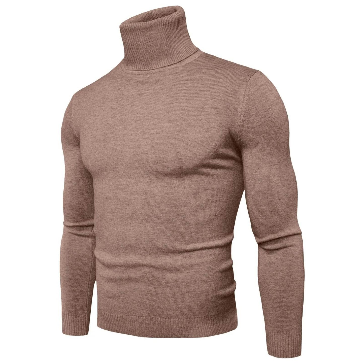 Buy Center Men's Black Turtleneck Sweater - Warm Slim Fit Autumn Top - Buy Center UK