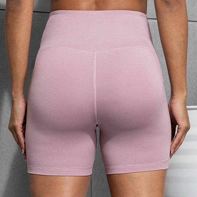 Buy Center Women’s High Waist Cycling Shorts - Butt Lifting & Pockets - Buy Center UK