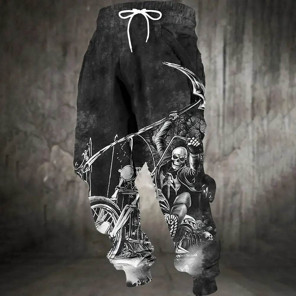 Buy Center 3D Flame Print Sweatpants - Thick Warm Pants for Men - Buy Center UK