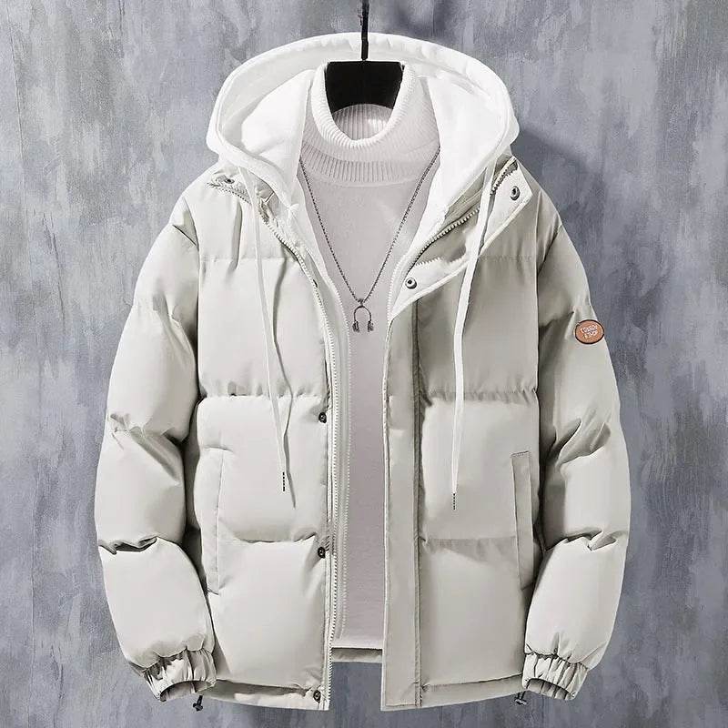 Buy Center Men's Winter Puffer Jacket - Thickened Warm Cotton Coat - Buy Center UK