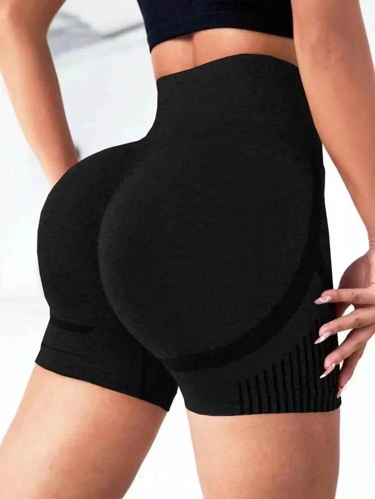 Buy Center Women's High Waist Yoga Shorts - Lift Butt & Workout Comfort - Buy Center UK