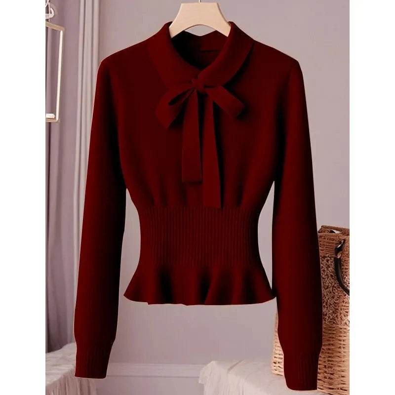 Buy Center Women's Korean Knitting Jumper - Comfortable Loose Pullover - Buy Center UK