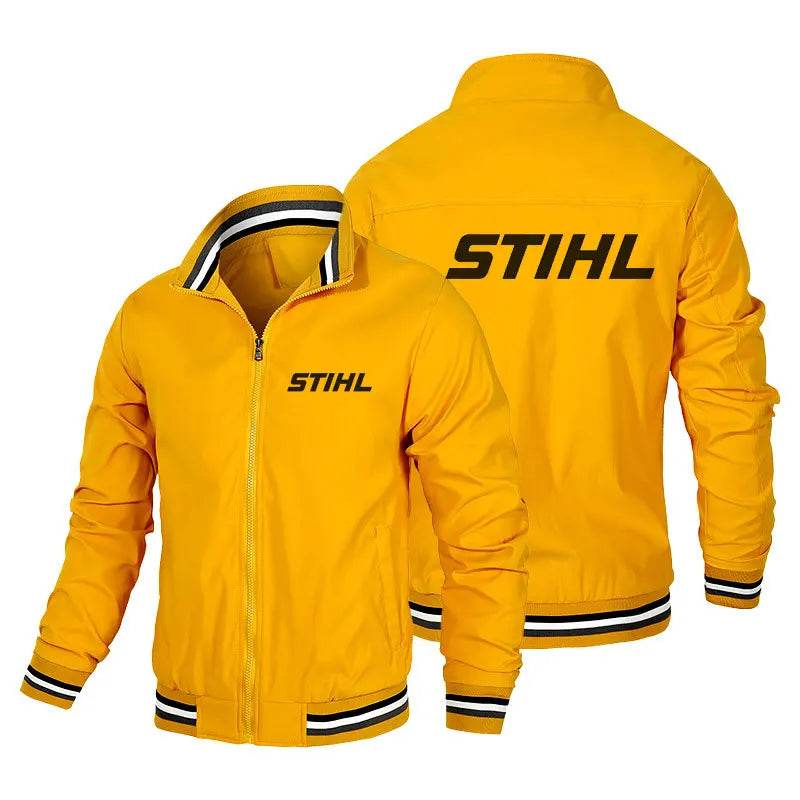 Buy Center Men's Waterproof Zipper Jacket - Casual Stand Collar Coat - Buy Center UK