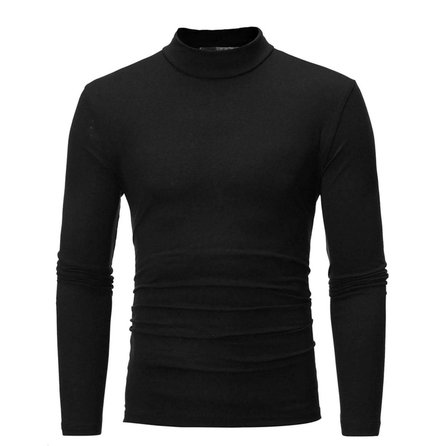 Buy Center Men's Slim Fit Long-Sleeved Turtleneck Sweater for Winter - Buy Center UK