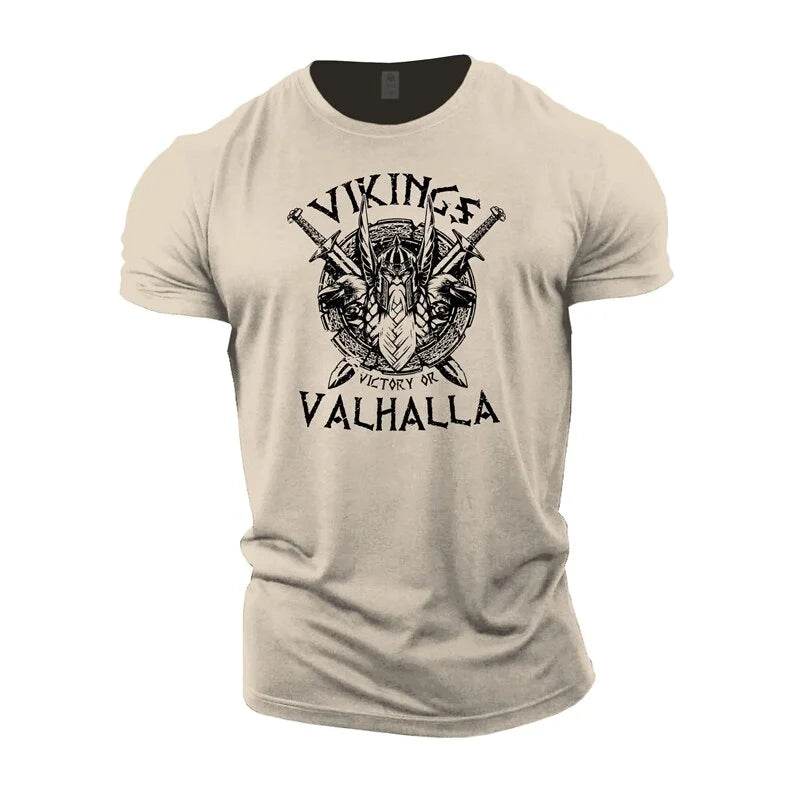 Summer Viking 3D Printed Men's T-shirt - Quick Dry & Casual Style - Buy Center UK
