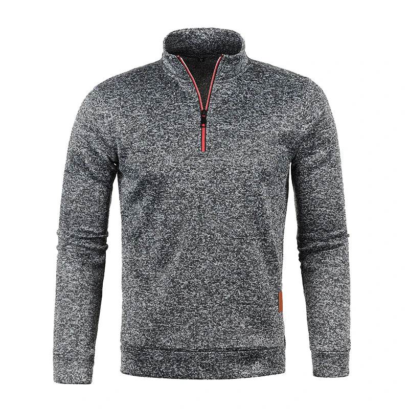 Buy Center Men's Half Zipper Pullover - Stylish Turtleneck Sweatshirt - Buy Center UK