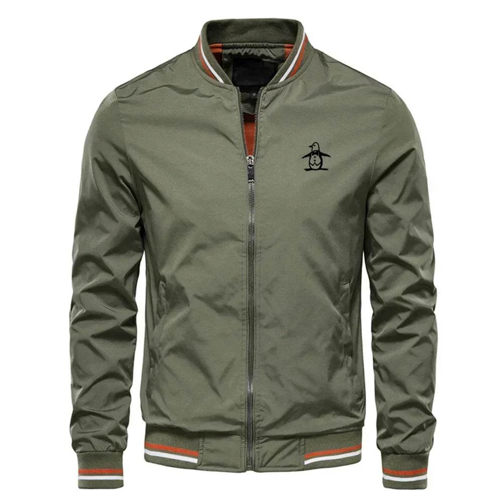 New Korean Men's Stand Up Collar Jacket - Stylish Zipper Sportswear - Buy Center UK
