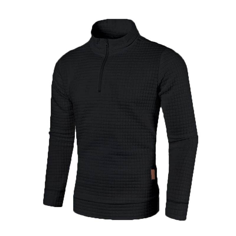 Buy Center Autumn Half Zipper Sweater - Casual Pullover for Men - Buy Center UK