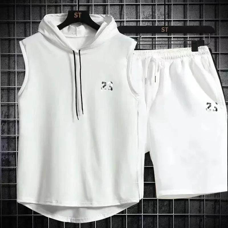 Buy Center Men's Summer Two Piece Set - Casual T-Shirt & Shorts - Buy Center UK