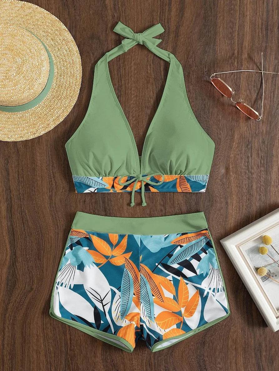 2025 Halter Bikini Set - High Waist Women's Swimsuit for Beach - Buy Center UK