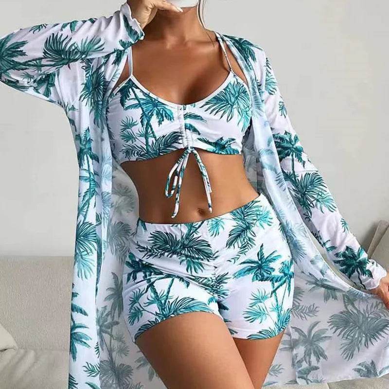 Buy Center Summer 2025 Floral Print Tankini Set - Women's Swimwear - Buy Center UK