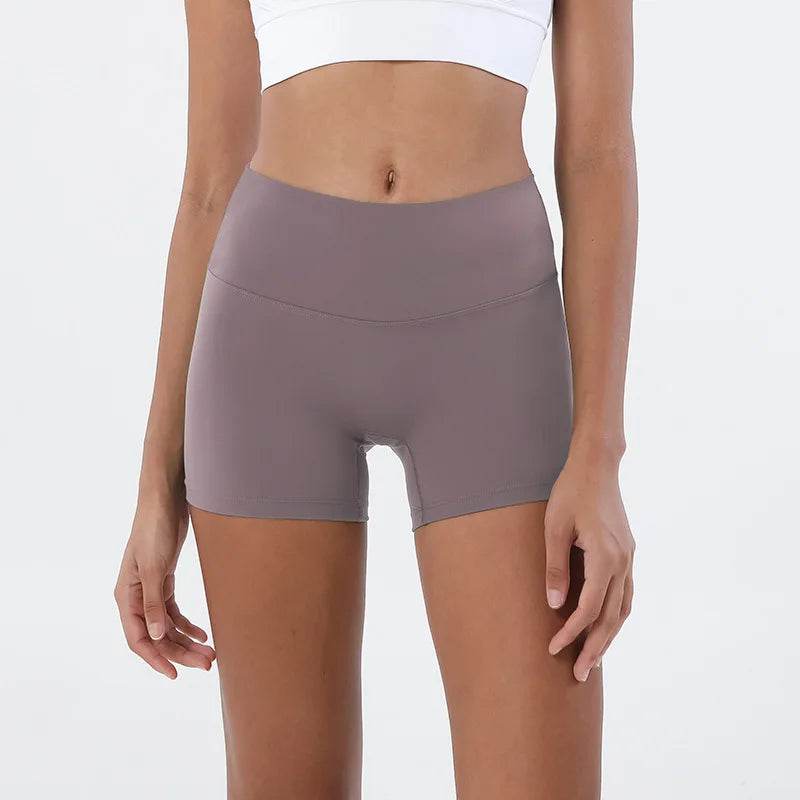 GymHUB High-Waisted Yoga Shorts - Quick-Drying, Hip Lifting Fit - Buy Center UK
