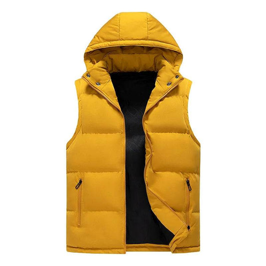 Buy Center Japanese Hooded Down Vest - Warm Windproof Coat - Buy Center UK