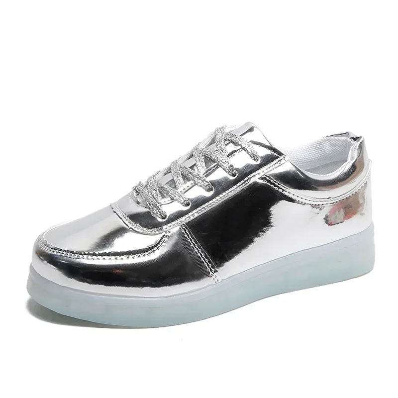 Maogu Luminous Sneakers - USB Rechargeable LED Light-Up Shoes - Buy Center UK