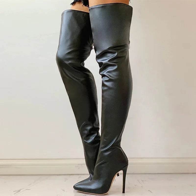 Sexy High Heels Over The Knee Boots - Stylish Thigh High Women's Shoes - Buy Center UK