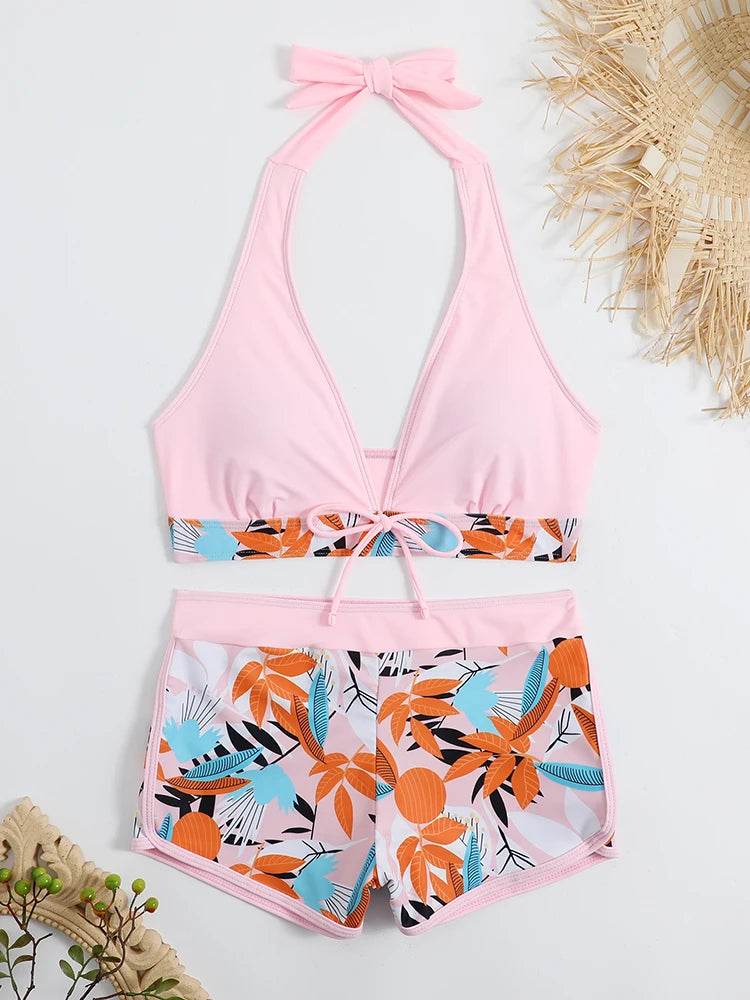 2025 Halter Bikini Set - High Waist Women's Swimsuit for Beach - Buy Center UK
