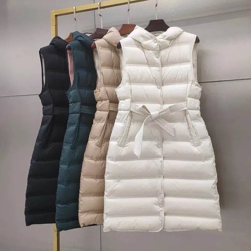 Buy Center Women’s Slim Fit Down Vest - 90% White Duck Down Jacket - Buy Center UK