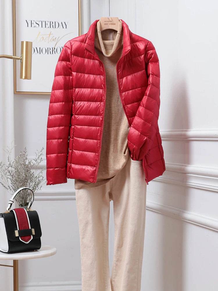 Buy Center Women’s Ultralight Down Jacket - Windproof & Slim Fit - Buy Center UK