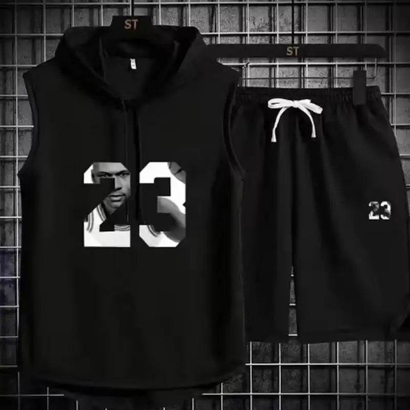 Buy Center Men's Summer Two Piece Set - Casual T-Shirt & Shorts - Buy Center UK