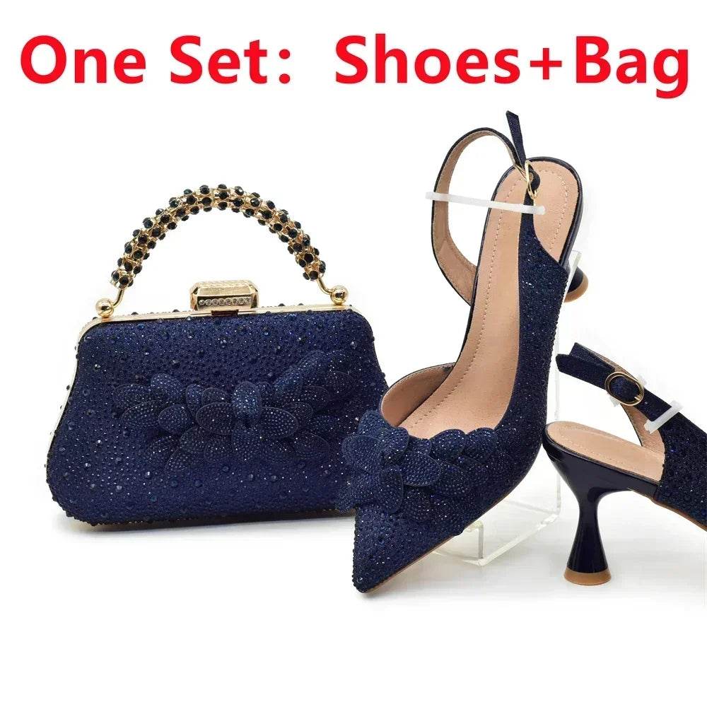Buy Center Luxury Italian Women’s Shoe and Bag Set - High Heel Pumps - Buy Center UK