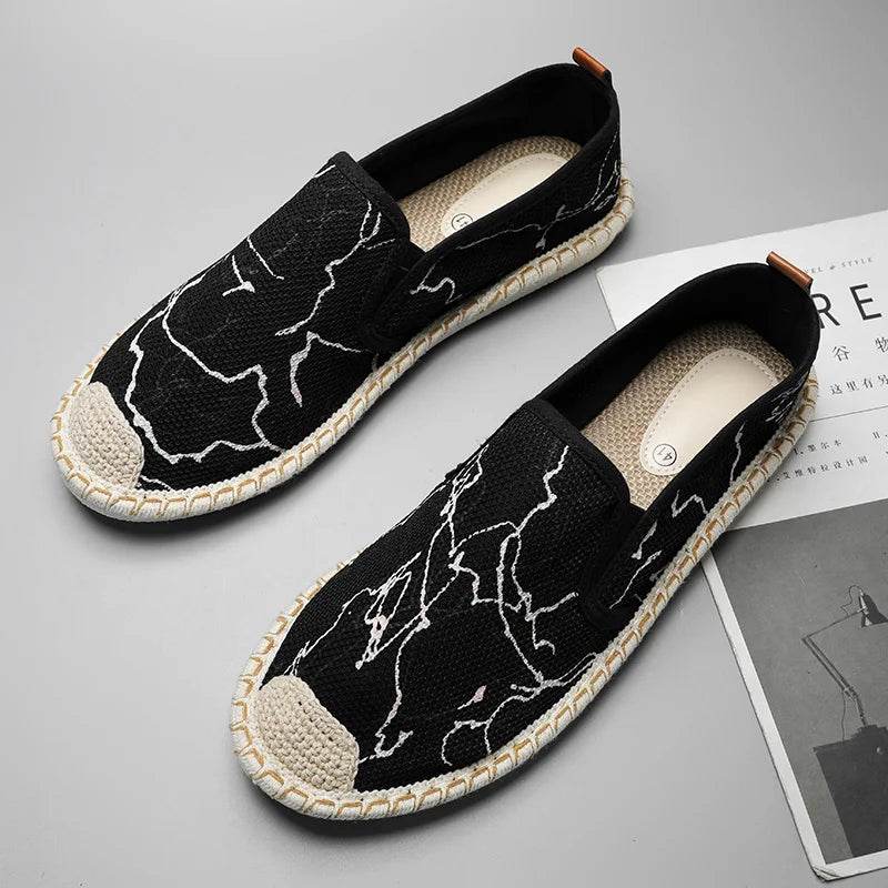Buy Center Ethnic Style Men's Slip-On Flats - Comfortable Summer Sneakers - Buy Center UK