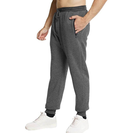 Buy Center Men’s Sweatpants - Side Zipper Pockets, Elastic Waist Joggers - Buy Center UK