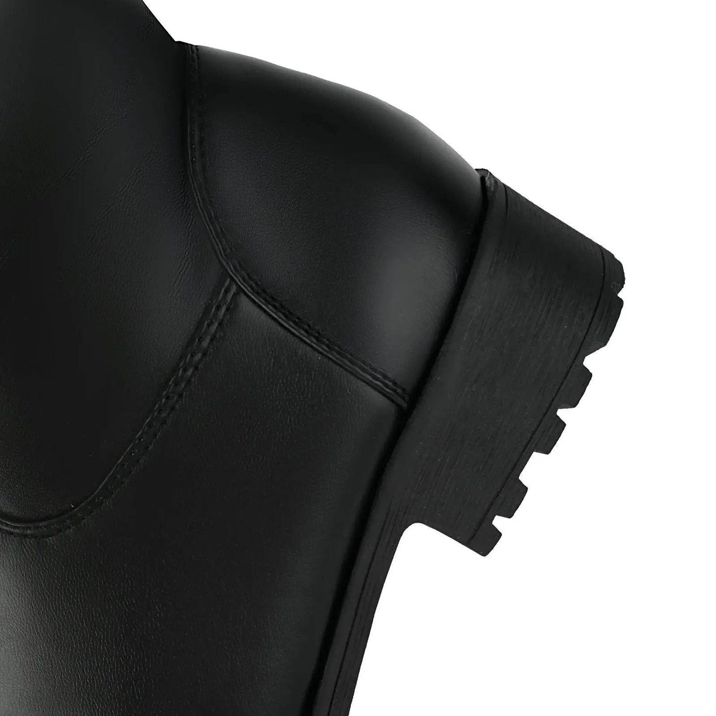 Buy Center Plus Size Thigh High Boots - Comfy Black & White Styles - Buy Center UK